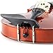 ADM 1/2 Half Size Handcrafted Solid Wood Student Acoustic Violin Starter Kits(Hard Case, Rosin, Shoulder Rest, Tuner, Violin Bow, Fingerboard Sticker), Red Brown