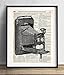 Vintage Camera (#5) Vintage Dictionary Art Print, Antique Wall Art Home Decor, Modern Boho Poster, Farmhouse Decoration Living Room Bedroom Office 8x10 Inches, Ready To Frame