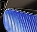 BeHave Autos CHR Armrest Cover Carbon Fiber Pattern Armrest Box Cover fit for Toyota CHR 2017-2024 Central Console Armrest Box, Blue Carbon Fiber Pattern with Black Stitches