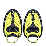 IFLYING Hand Paddles Swimming Training Paddles for Professional Swimmer and Swimming Beginner (Yellow, L)