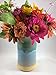 Ceramic Vase in Blue and Teal