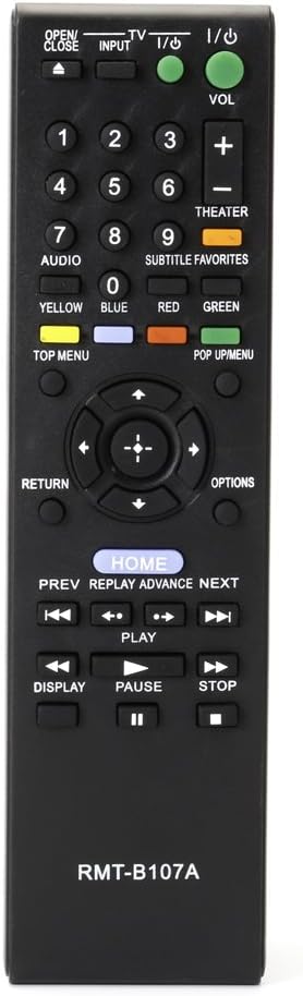 New RMT-B107A Replaced Remote Control fit for Sony 3D BD Blu-ray DVD Player