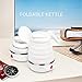 Travel Foldable Electric Kettle - Dual Voltage, Fast Water Boiling, Boil-Dry Protection | Small, Collapsible, Portable Kettle |100-120V & 220~240V (600 ML)