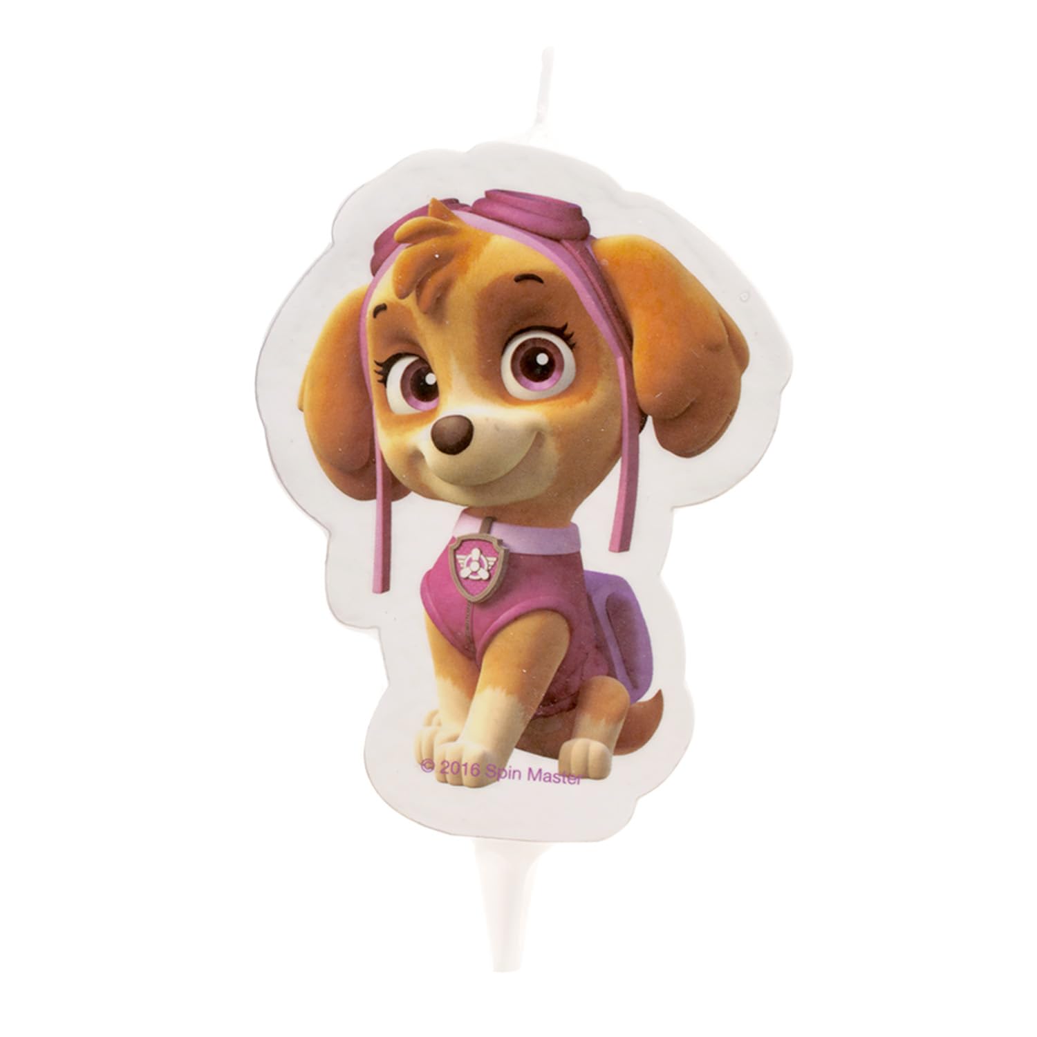 Dekora - 2D Skye Paw Patrol Candle, Pink, 8 x 8 x 12 cm, 346171 — image 1