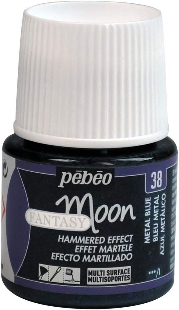 PEBEO 45 ml fantasy Moon, Metal Blue, 9 ml (Pack of 5)