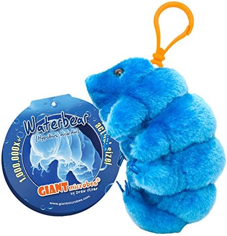 GIANTmicrobes Waterbear Plush Keychain