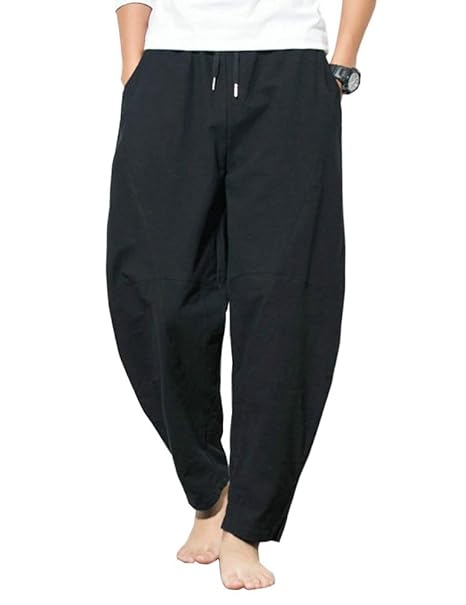 Amazon.com: Banana Bucket Hombres Casual Pantalones holgados ...