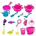 BeYumi 130 Pcs Doll Clothes Set for Dolls Include Random 16 Pack Party Gown Outfits + 10 Pairs of Shoes + 104 Pcs Doll Accessories for Various Doll, Great Gift for Girls