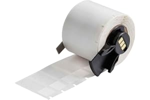 Brady PTL-29-427 TLS 2200 And TLS PC Link 1.5" Height, 0.5" Width, B-427 Self-Laminating Vinyl, White And Translucent Color Label (500 Per Roll)