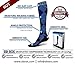 SB SOX Lite Compression Socks (15-20mmHg) for Men & Women – Best Socks for All Day Wear! (Dress - Blue Argyle, L/XL)