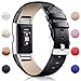 Hotodeal Fitbit Charge 2 Leather Bands, Genuine Leather Replacement Band Accessories for Fitbit Charge 2 Fitness Strap
