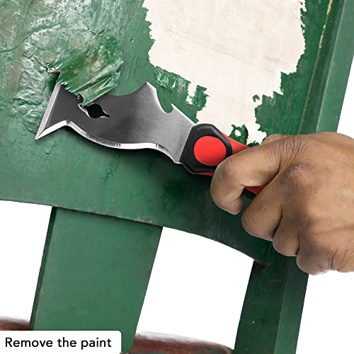 9in1 Painter's Tool, Grout and Caulk Removal Tool with 4 Replacement