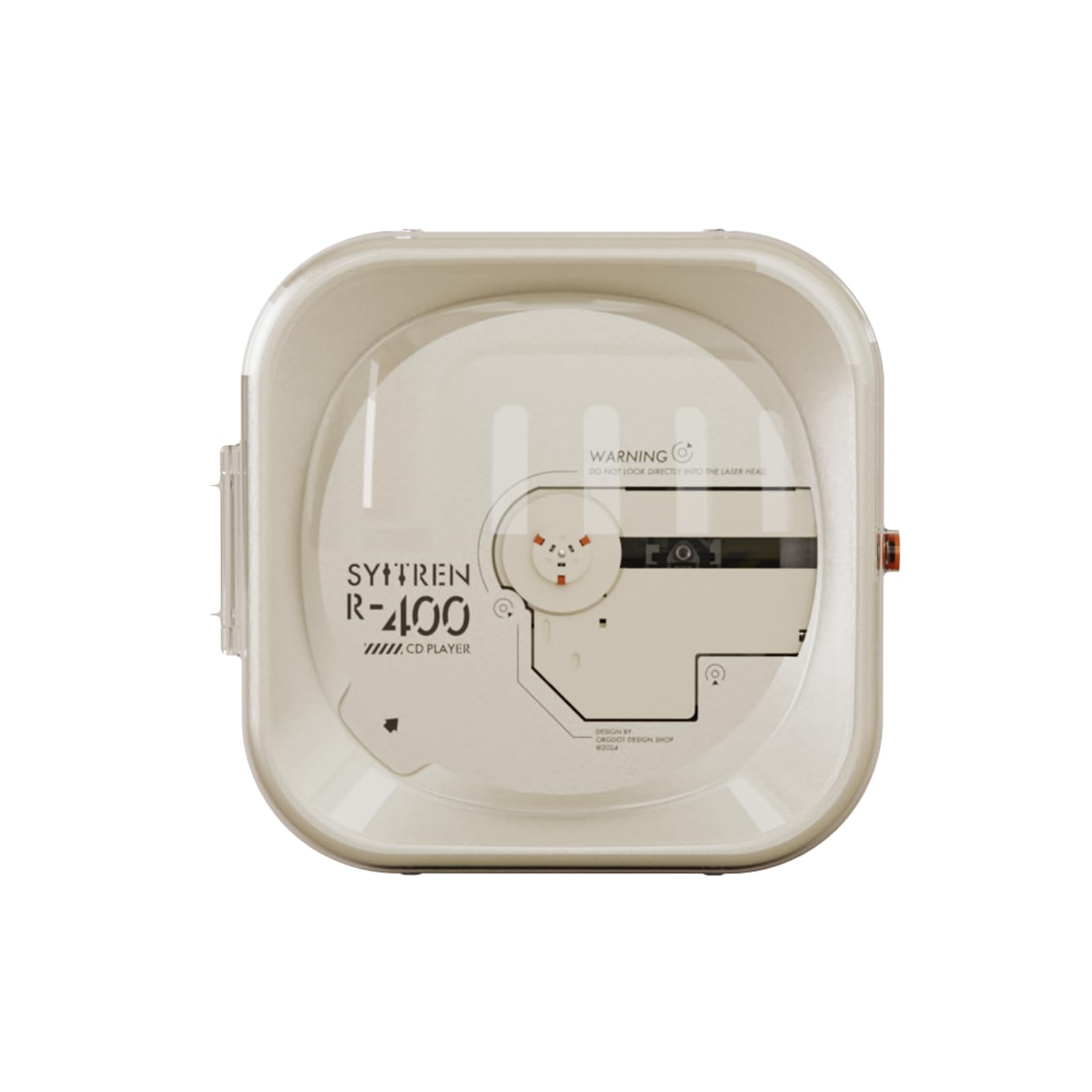 Photo 1 of Syitren R400 Vintage CD Player with Bluetooth,Retro Portable CD Players,Without Speakers,Rechargeble Battery,Removable Protective case,Festival Gift,White