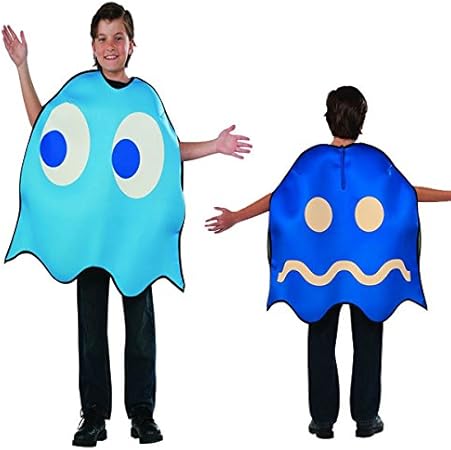 Amazon ノーブランド品 パックマン ブルー キマグレ アオスケ 子供用 コスチューム ハロウィン コスプレ パーティー 敵 オバケ ゴースト 青 ゲーム One Size 約110 130cm 約 33kg 並行輸入品 キッズコスチューム おもちゃ