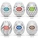 TENGA EGG-VP6(3) Easy Beat EGG Portable Male Masturbator Variety Pack, 6 Pack