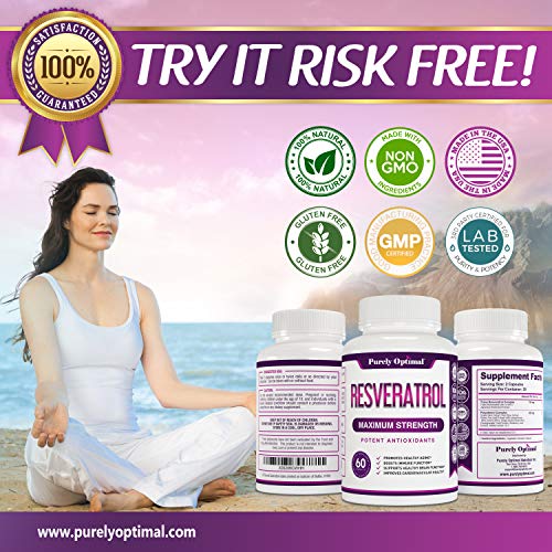 Premium Resveratrol Supplement 1500mg Max Strength, Trans Resveratrol