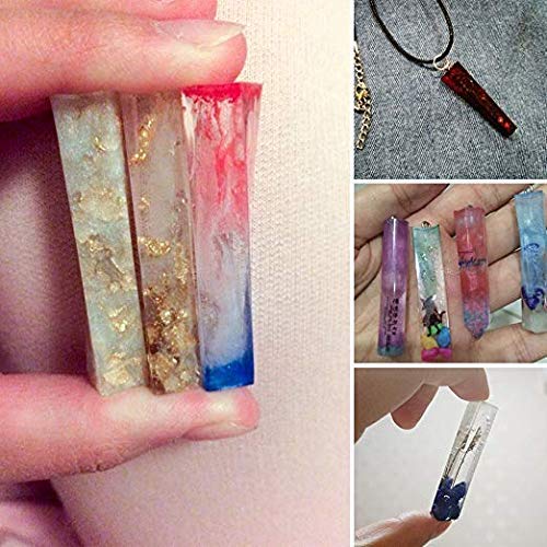 5 Pieces 30ML Crystal Epoxy Resin UV Glue,1 Pcs Mini UV LED Lamp, 1 Tweezer 3 Kit Set Decoration, 11Pcs Transparant Silicone Mould 100 Pieces Golden Rings Metal Accessories For Nail Art - Thumbnail 2