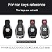 QBUC Car Key Fob Cover for Mercedes Benz,Soft TPU Key Case Key Shell Cover Protector with Keychain Compatible with Mercedes Benz C E S M CLS CLK G Class Keyless Smart Key Fob(Red)