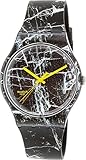 Swatch Men's Originals SUOB123 Black Silicone Swiss Quartz Watch