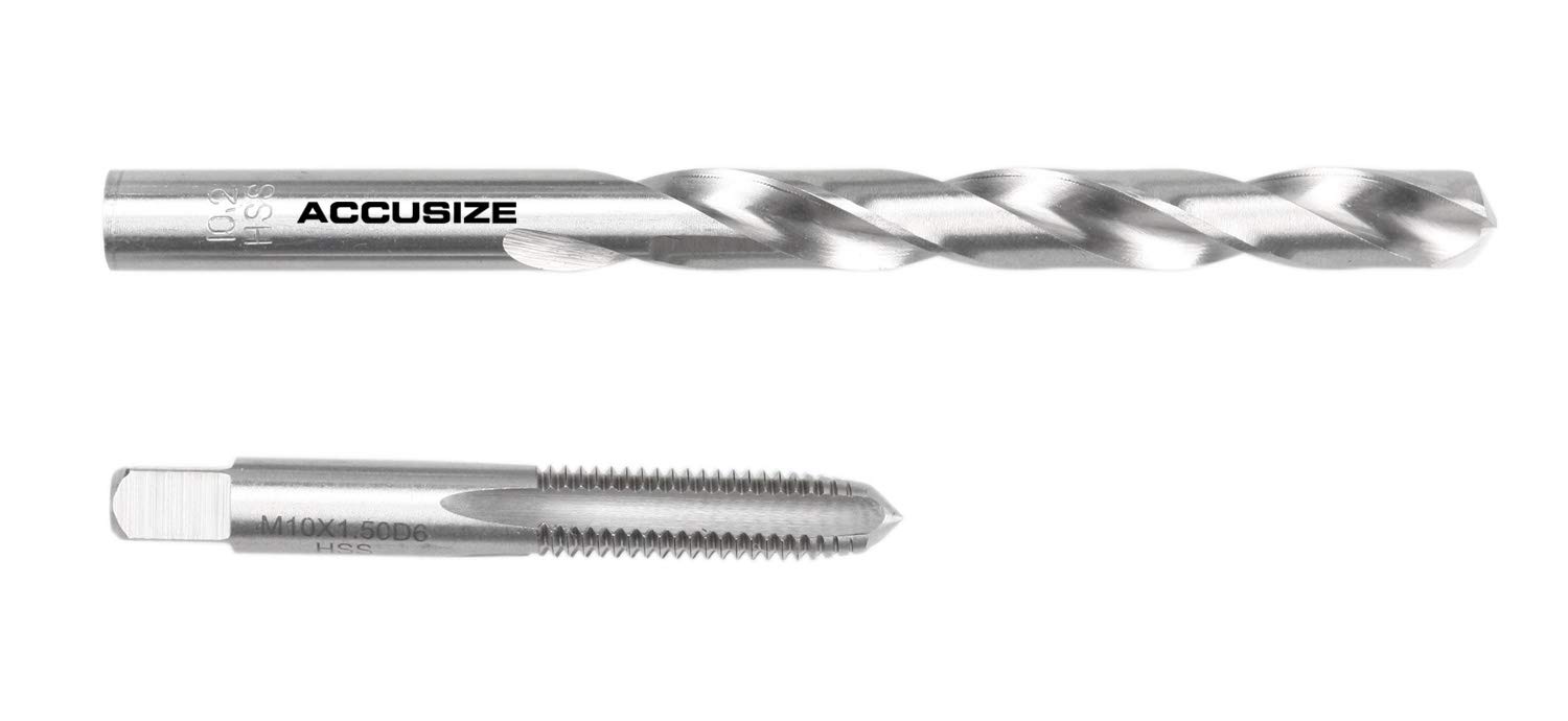 Accusize Industrial Tools 18 Pc Hss Tap and Drill Set, Metric, 0001-0052: Industrial & Scientific