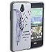 HTC Desire 610 Case, Harryshell(TM) Slim Feather Pattern Scratch-Resistant Tpu Gel Silicone Soft Protective Skin Case Cover for HTC Desire 610 (Feather)