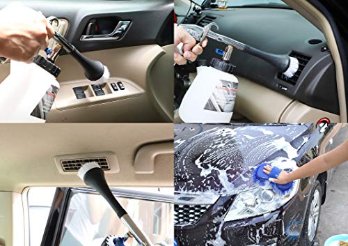 CARFKA High Pressure Car Cleaning Gun, Professional Car Wash kit with 1L Bottle, Spray Nozzle Car Wash Gun Foam Lance (US Edition)