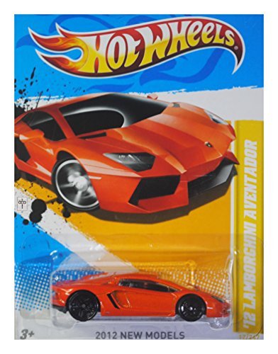 2012 Hot Wheels New Models '12 Lamborghini Aventador Orange #12/247