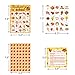 Fancy Land Thanksgiving Bingo Game 24 Players for Kids Holiday Party Craft Supplies