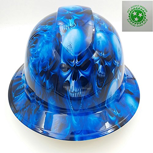 Wet Works Imaging Customized Pyramex Full Brim Ice Skull Hat