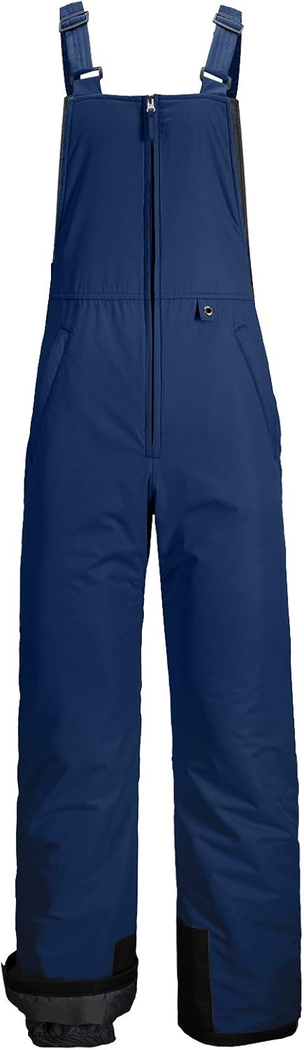 GEMYSE Men's Insulated Waterproof Ski Bib Overalls Winter Snowboarding Pants: Clothing