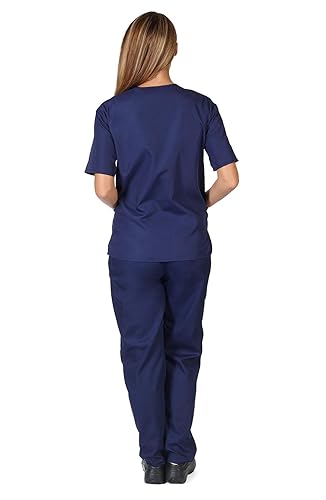 Natural Uniforms Women's Scrub Set Medical Scrub Tops and Pants