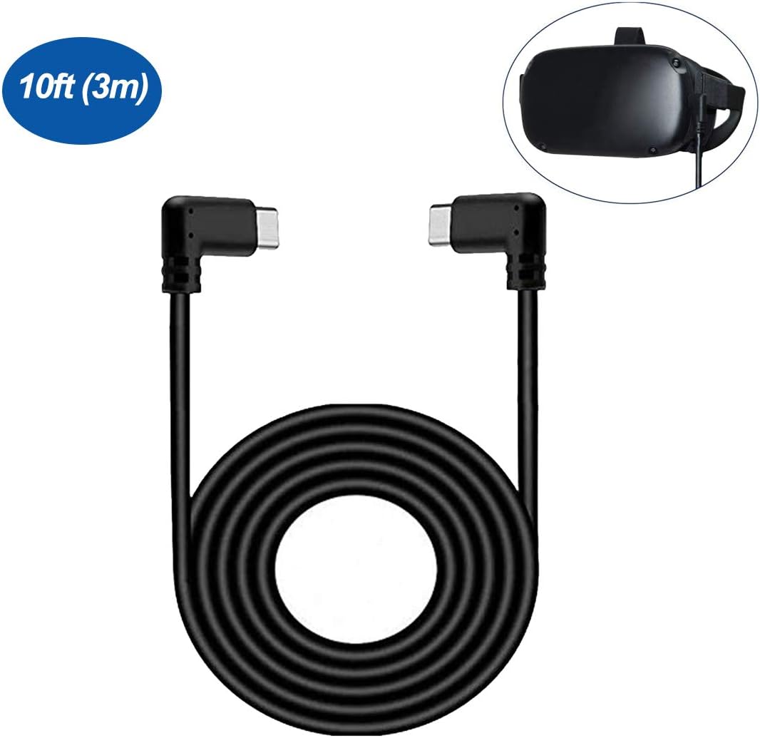 Oculus Quest Link Cable USB Type C to USB Type C Cable 10ft(3m), High Speed Data Transfer Fast Charging Cable Compatible for Quest and Gaming PC
