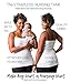 Undercover Mama Women's Strapless Maternity Nursing Top Black and White Bundle, Universal Bra Attachment for Breastfeeding & Pregnancy (Medium)