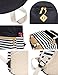 Leaper Navy Style School Laptop Backpack Girls Canvas Bookbag Water Blue