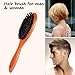 SOFOVIEW 2 Pack Boar Bristle Hair Brush Set for Women,Men and Kids - Natural Wooden Paddle Hair Brushes for Thin,Straight,Short Dry or Wet Hair - Restores Shine and Texture