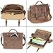 Manificent Laptop Messenger bag for Mens 15.6 Inch Light Brown