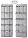 MISSLO Over The Door Hanging Pantry Closet Accessories Organizer 15 Mesh Pockets, 2 Pack