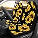 Evrblock Sun-Flower Front Seat Covers 2 pc