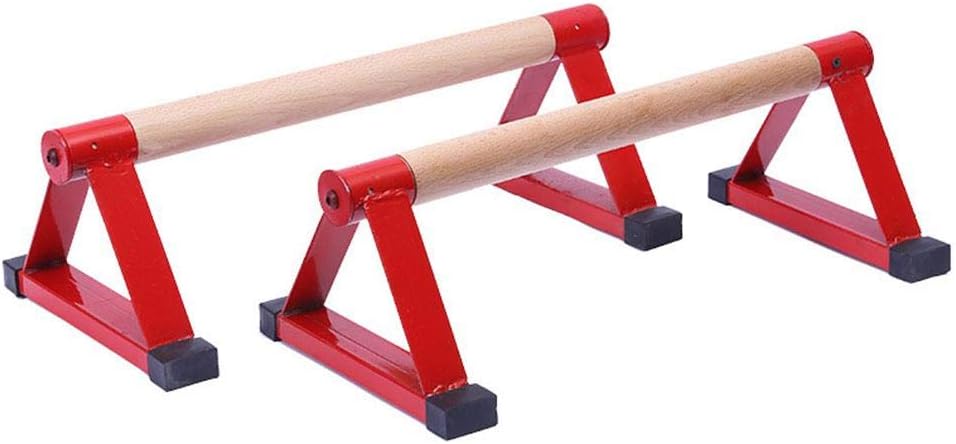Handstand Bars, Wood Parallettes Set Stretch Stand Calisthenics Handstand, Yoga Exercise Bar Headstand Shelf