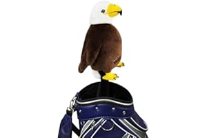 Scott Edward Funny Golf Club Headcover Driver(460CC) and Fairway Wood Cute Animal Design Golf Mascot Soft Functional Stylish 