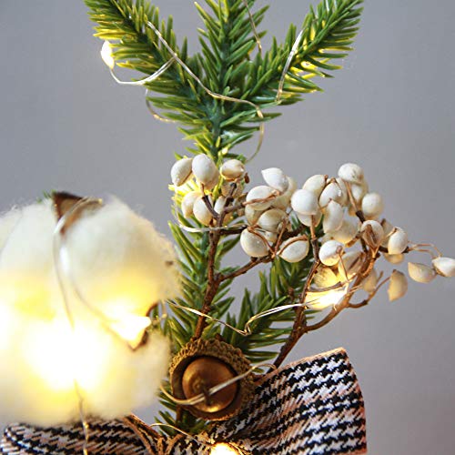 Beyonds Christmas Tree Ornament + LED Light Battery Operated Lights for Garden Bedroom Lawns Christmas Indoor & Outdoor Decoration, Home Terrace Party Bar Decor - Thumbnail 5