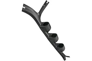 GlowShift Black Triple Pillar Gauge Pod Compatible with Chevrolet C10 1973-1987 - ABS Plastic - Mounts (3) 2-1/16" (52mm) Gau