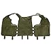 Barbarians Tactical Molle Vest Military Airsoft Paintball Vest Assault Swat Vest Adjustable Lightweight(Green)