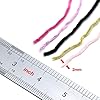 SAMS-Fly-Tying-Body-Materials-Tinsel-Rayon-Chenille-Yarn-2mm-Small-for-Woolly-Bugger-Worms-Leech-10-Random-Colors-Assorted-30M