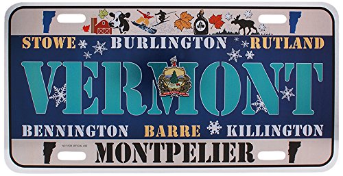 Dimension 9 Home Decorative Plate, Vermont