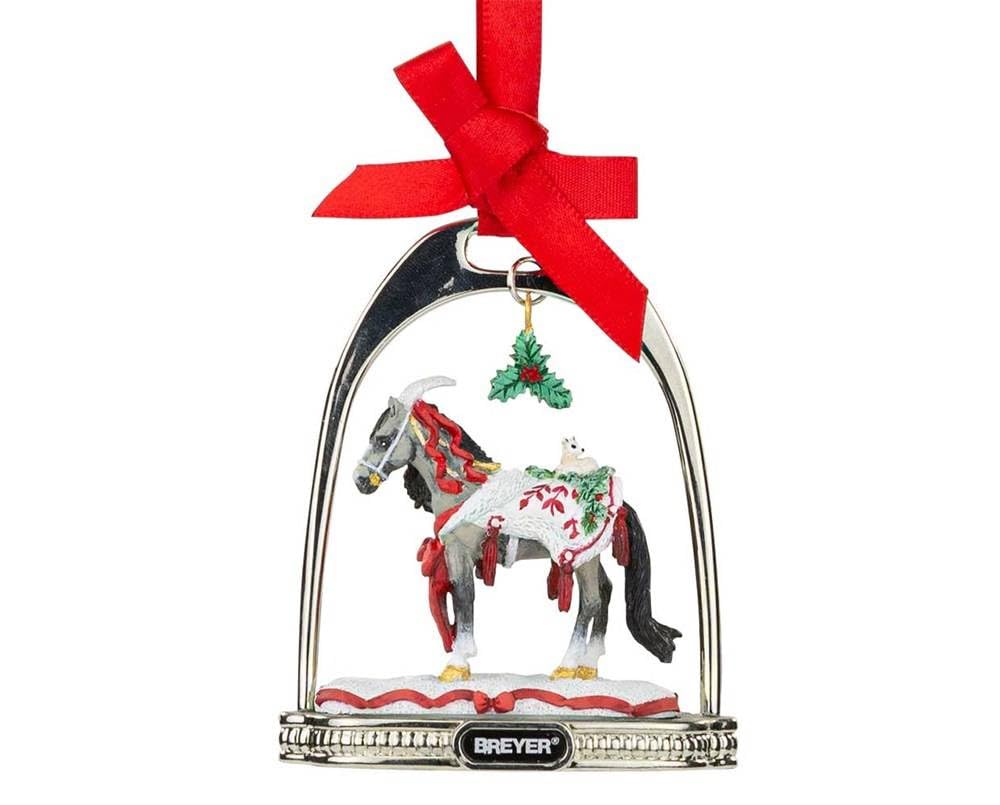 Breyer Arctic Grandeur - 2021 Holiday Horse Stirrup Ornament