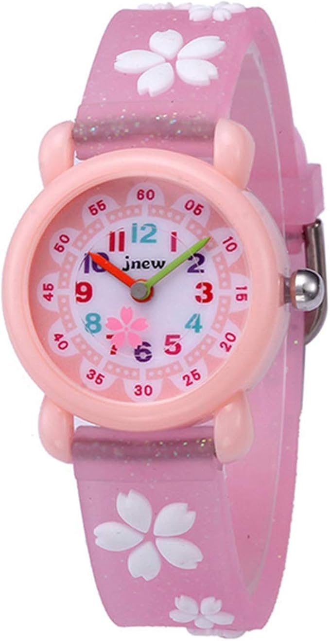 Kids Watch, Linxuan Girls Watch Waterproof 3D Cute Cartoon Toy Analogue