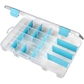 ArtBin Medium Anti-Tarnish Jewelry Box with 15 Dividers, Aqua Accents | 15 Removable Dividers, Anti-Tarnish Technology, 10.87