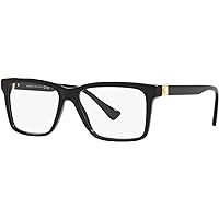 Versace Eyeglasses VE 3334 GB1 Black at Amazon Women's