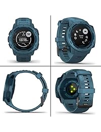 Garmin Instinct Juego de relojes para exteriores resistentes   Incluye batería de alimentación y funda para reloj
